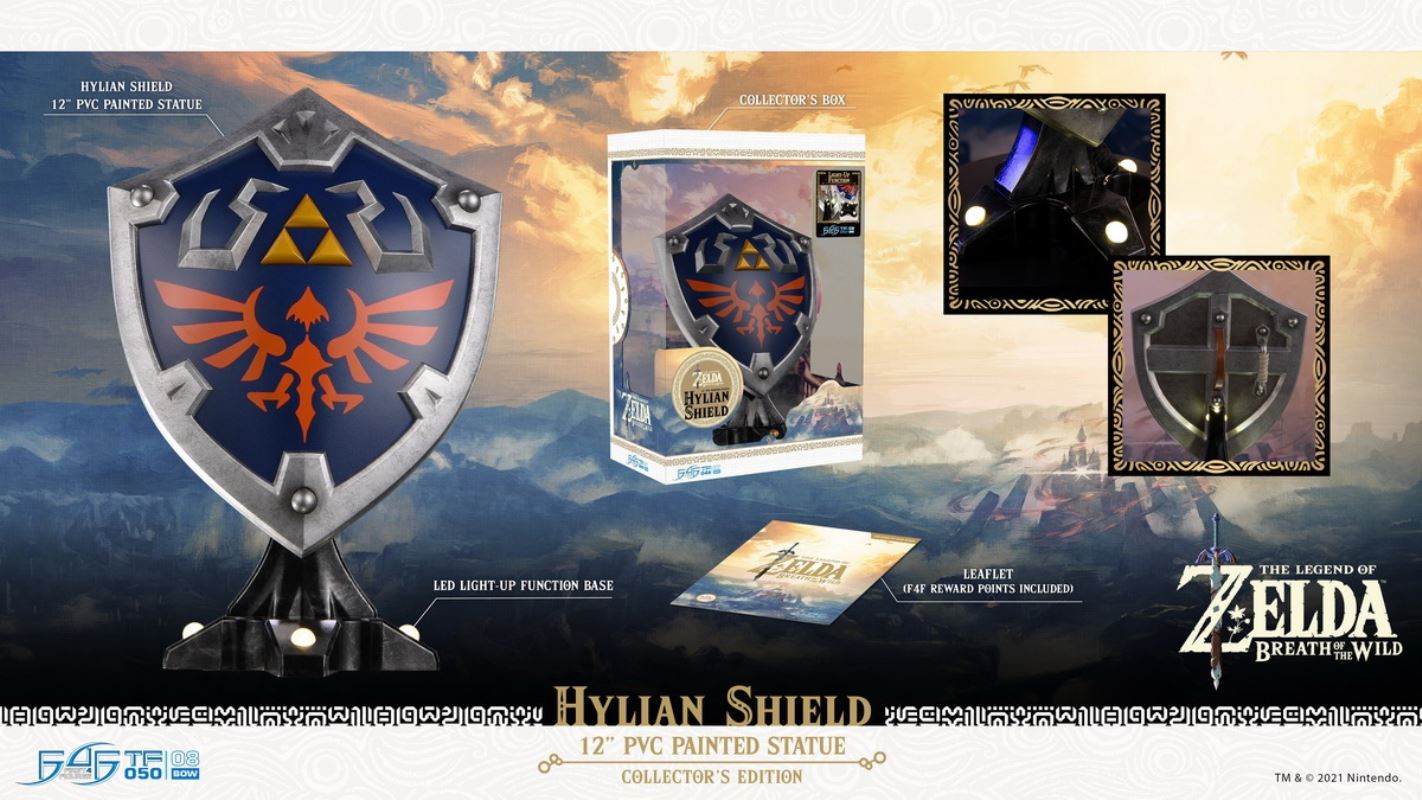 THE LEGEND OF ZELDA: BREATH OF THE WILD-HYLIAN SHIELD (COLLECTOR'S EDITION)