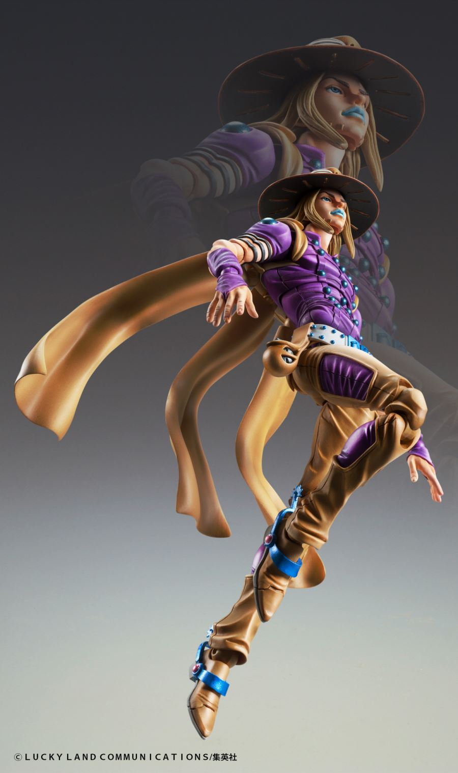 JoJo's Bizarre Adventure Part.VII Steel Ball Run - Super Action Statue Gyro Zeppeli -Ver1.5-