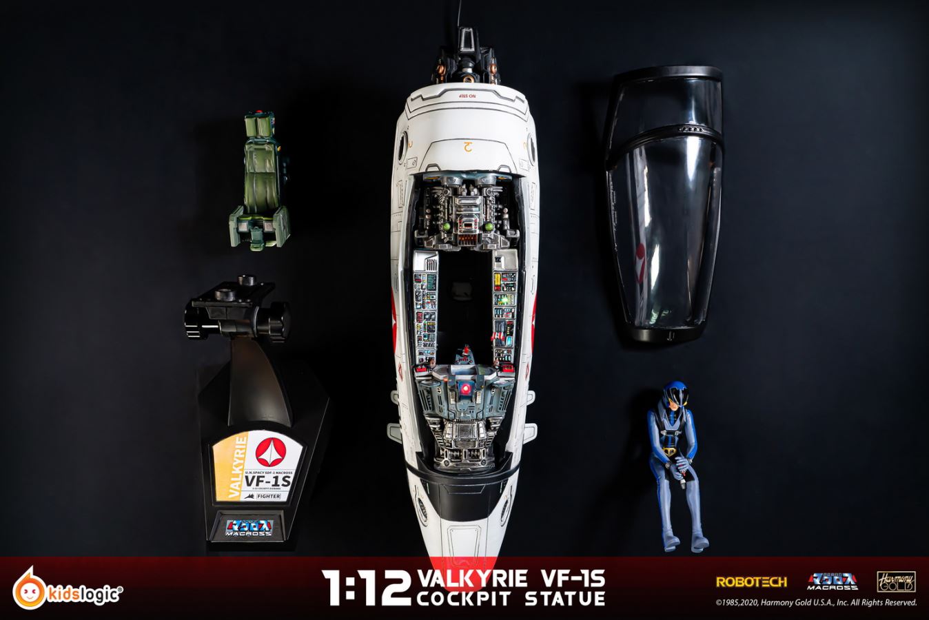 ST18 1/12 Robotech Macross Valkyrie VF-1S Cockpit Statue