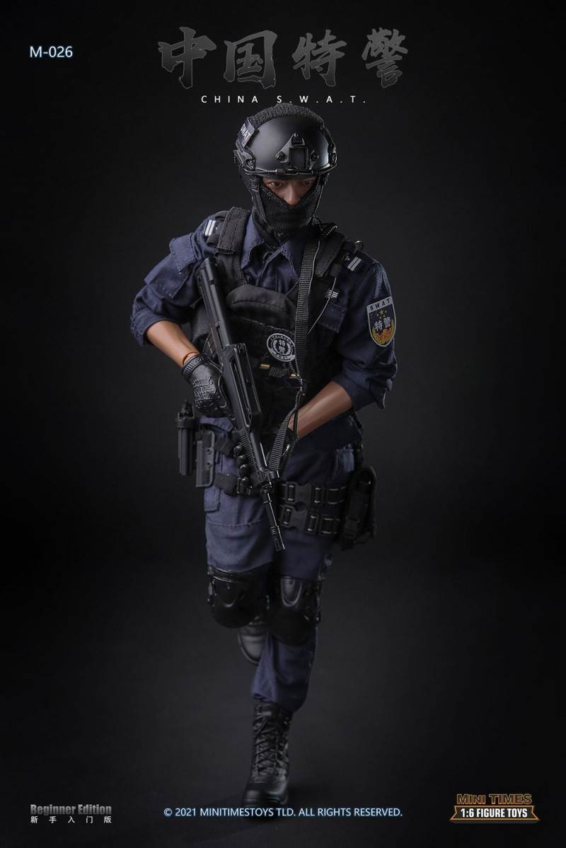1/6 Chinese SWAT movable doll