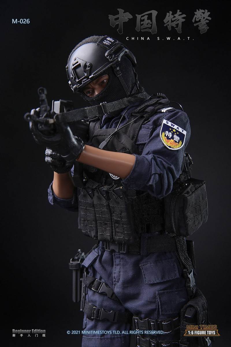 1/6 Chinese SWAT movable doll