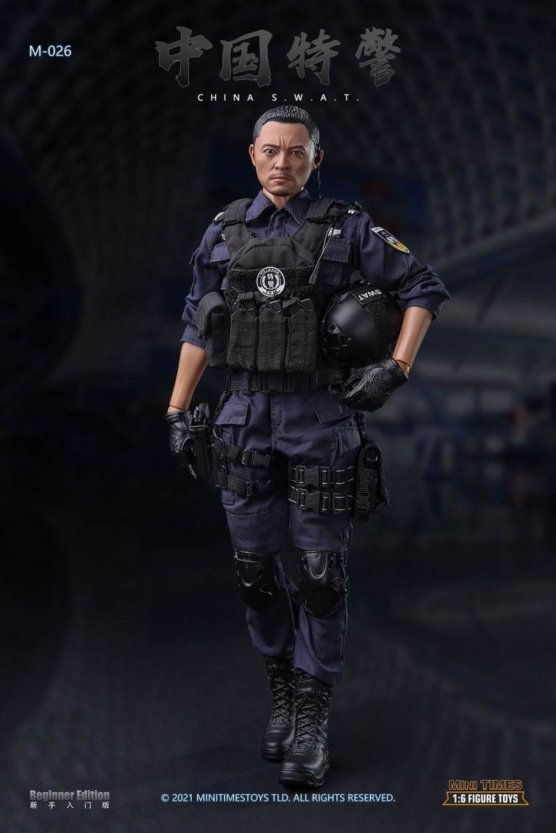 1/6 Chinese SWAT movable doll