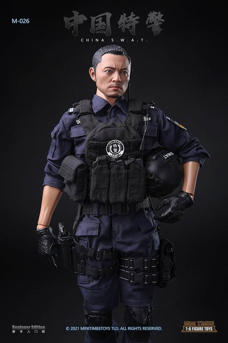 1/6 Chinese SWAT movable doll
