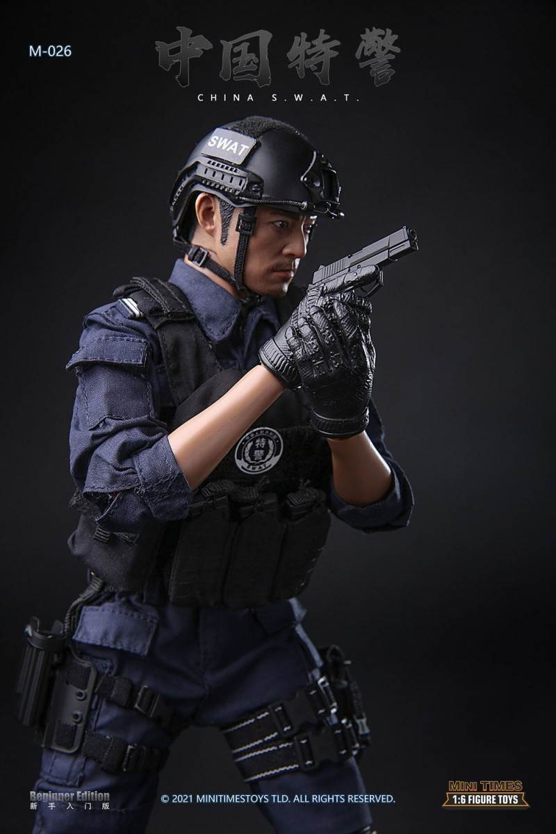 1/6 Chinese SWAT movable doll