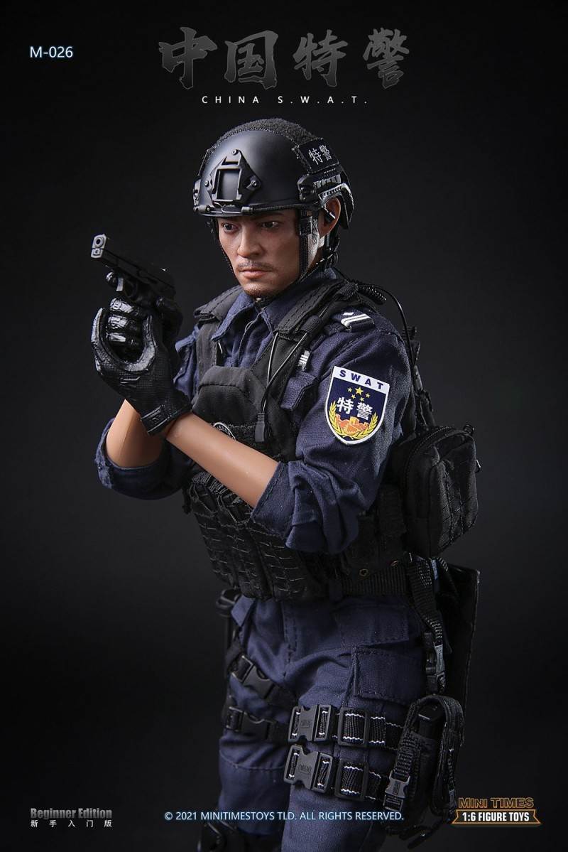 1/6 Chinese SWAT movable doll