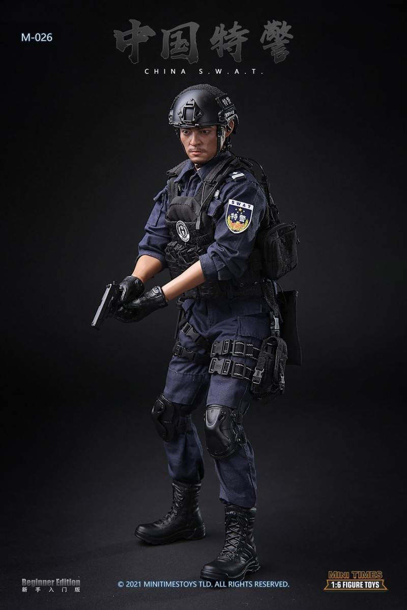 1/6 Chinese SWAT movable doll