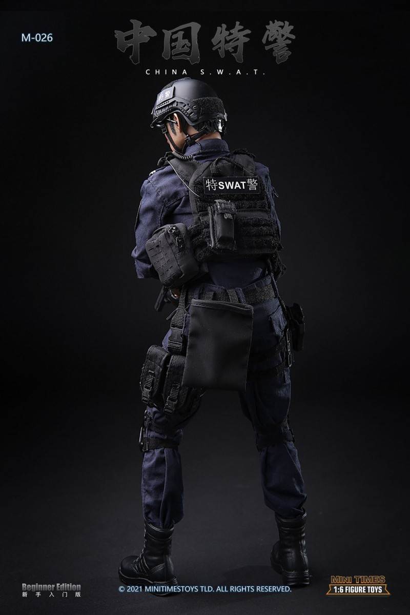1/6 Chinese SWAT movable doll