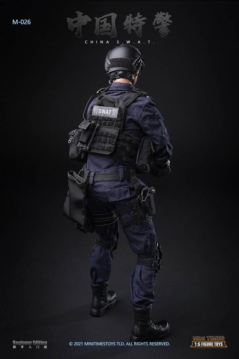 1/6 Chinese SWAT movable doll