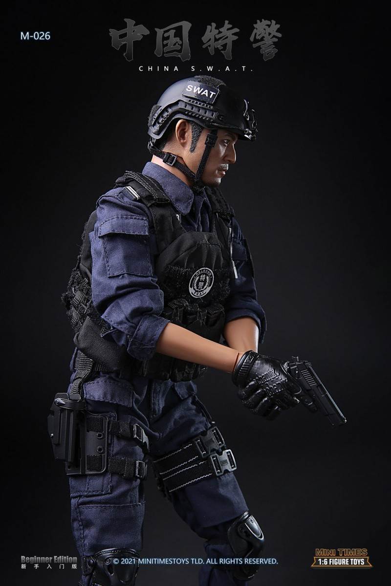 1/6 Chinese SWAT movable doll
