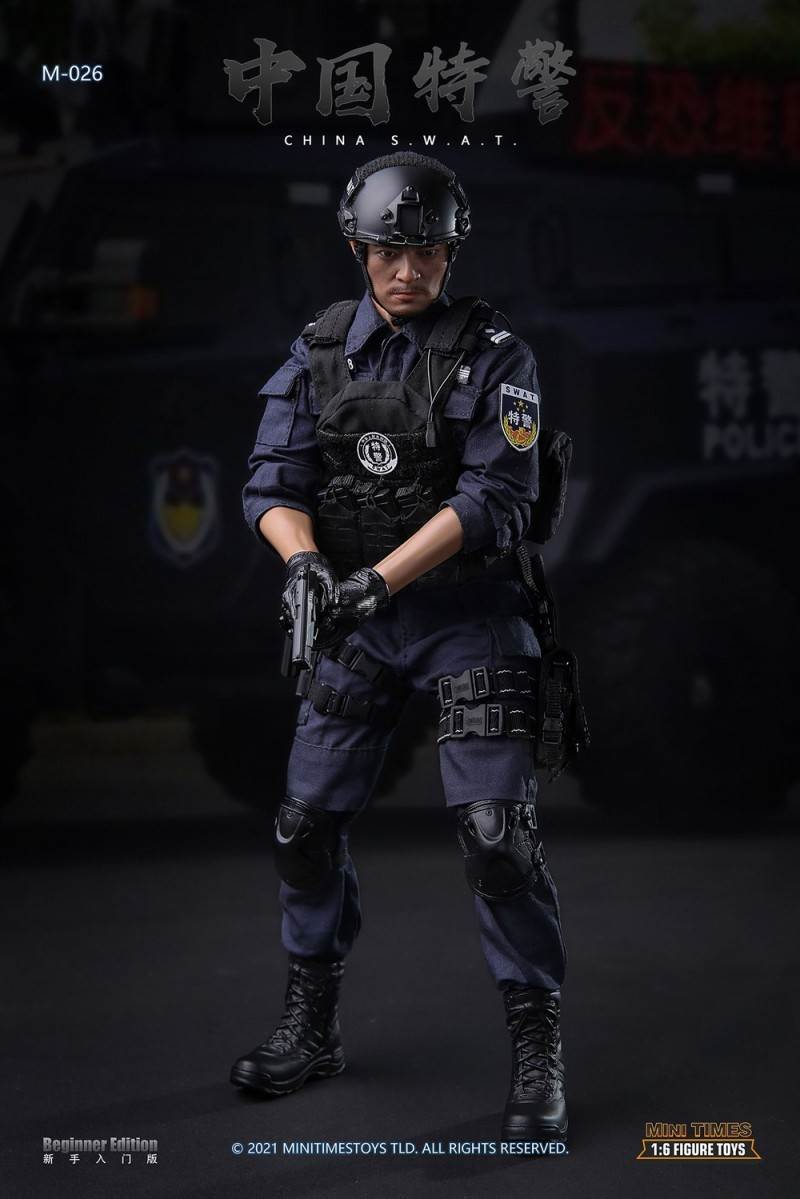 1/6 Chinese SWAT movable doll