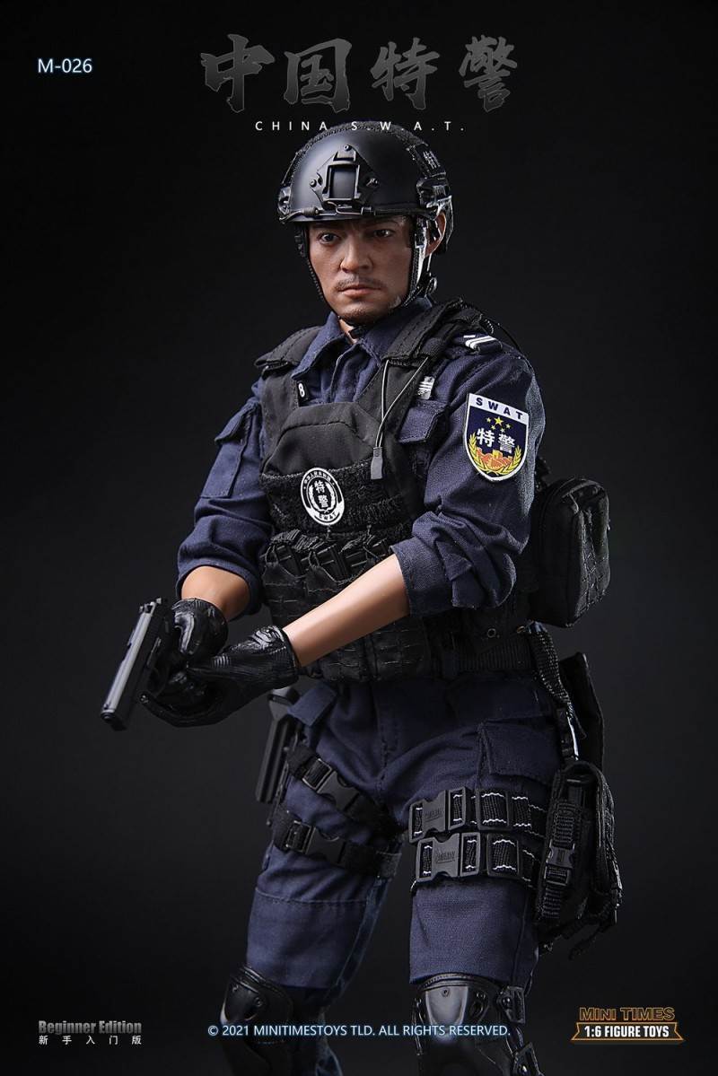 1/6 Chinese SWAT movable doll