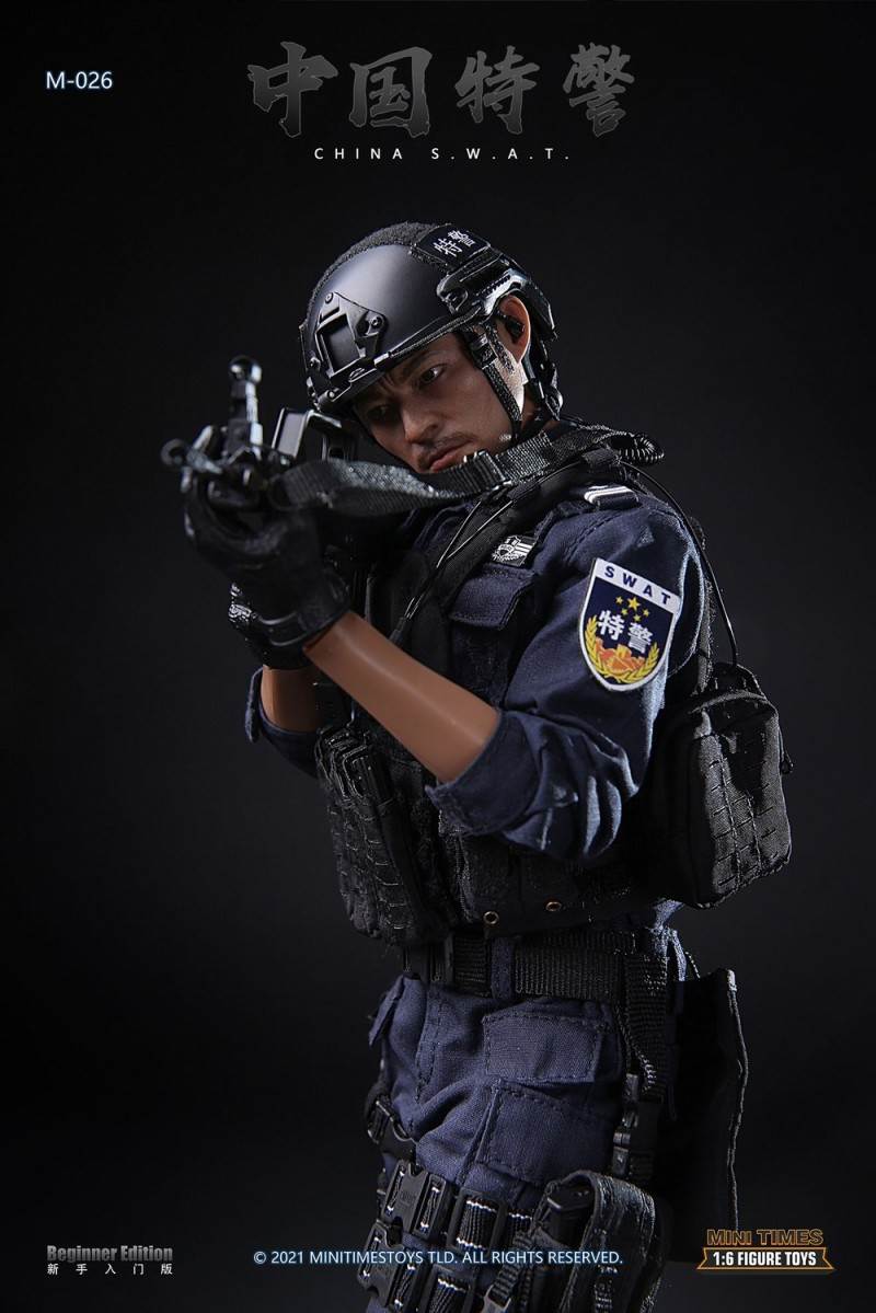 1/6 Chinese SWAT movable doll