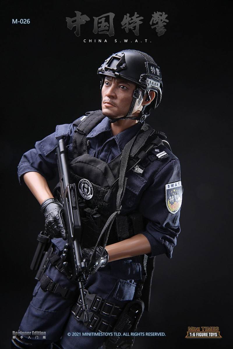 1/6 Chinese SWAT movable doll