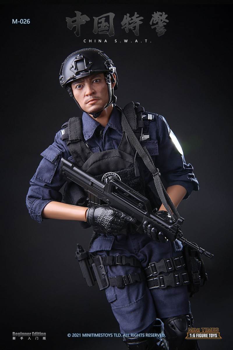 1/6 Chinese SWAT movable doll