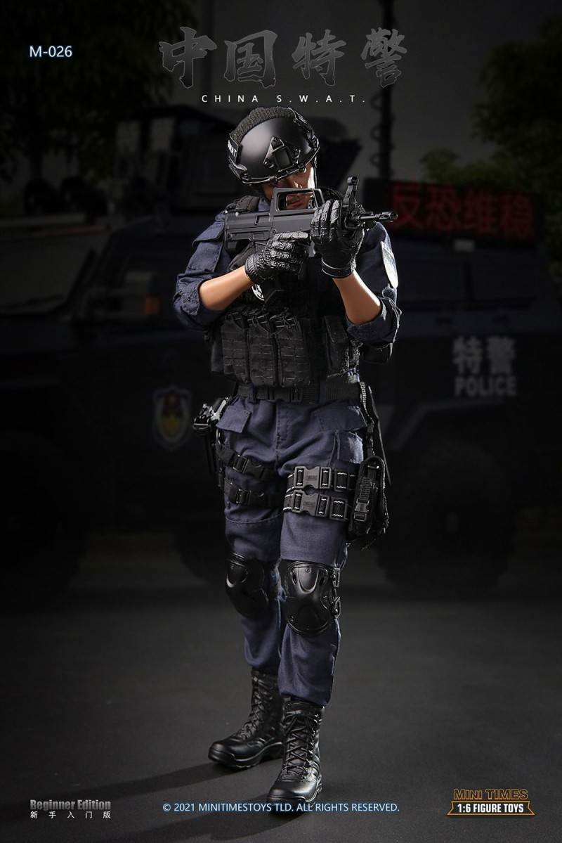 1/6 Chinese SWAT movable doll