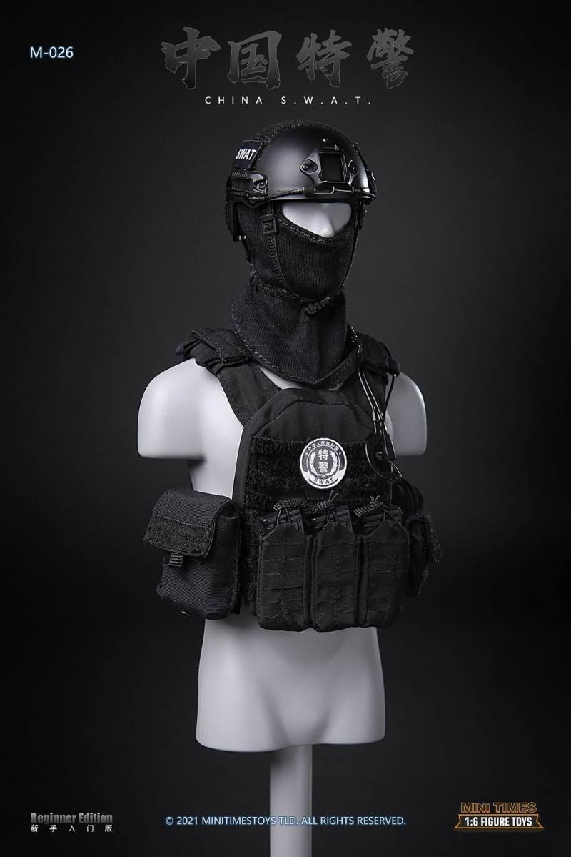 1/6 Chinese SWAT movable doll