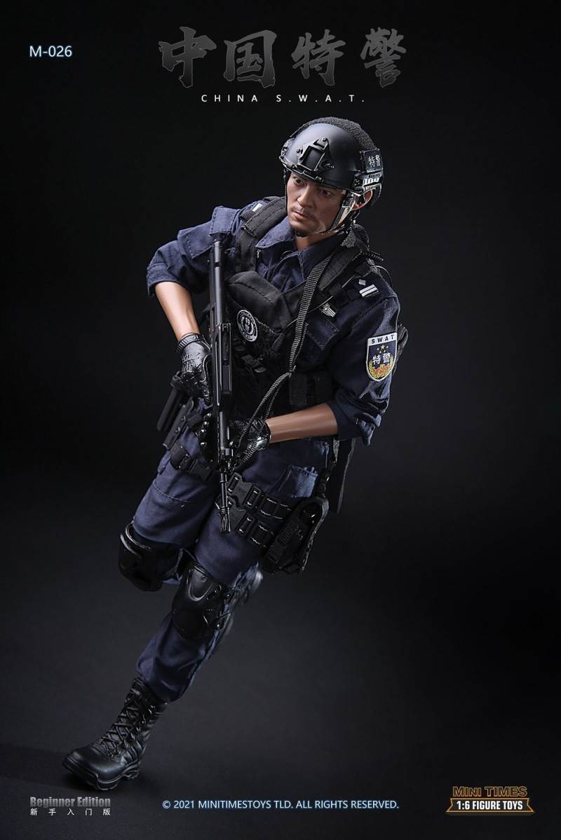 1/6 Chinese SWAT movable doll