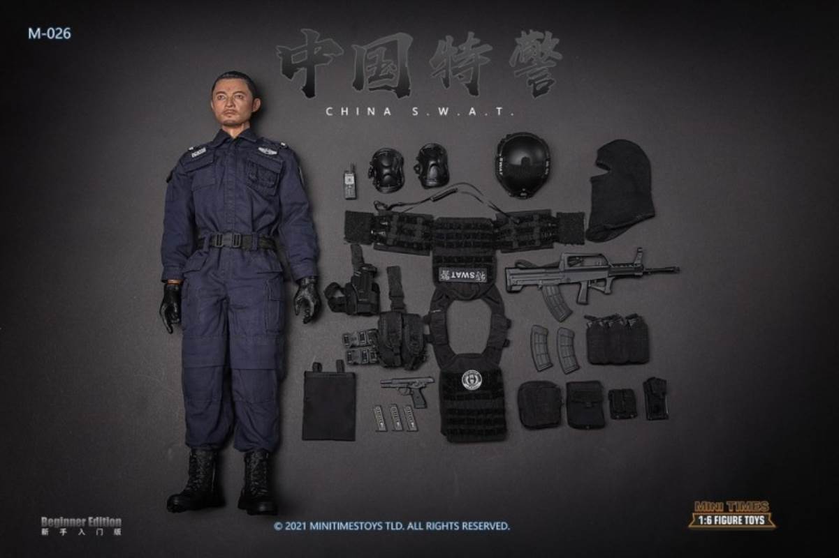 1/6 Chinese SWAT movable doll