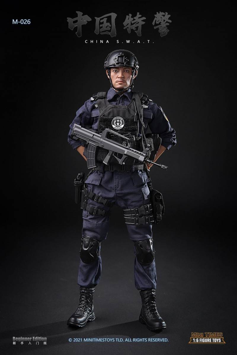 1/6 Chinese SWAT movable doll