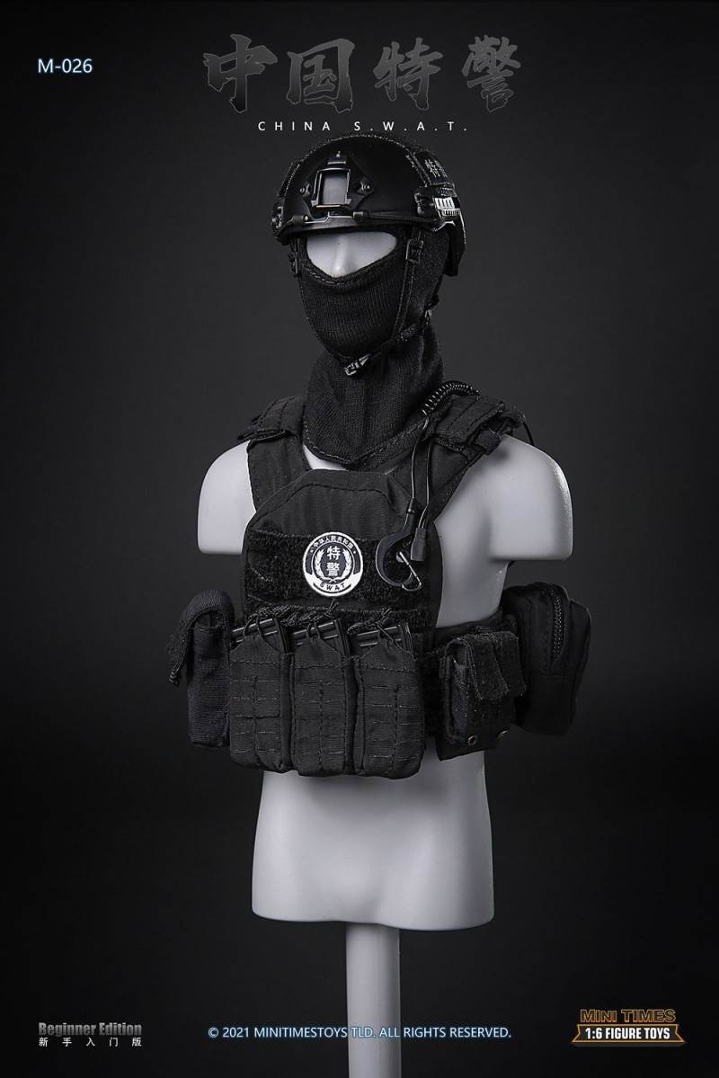 1/6 Chinese SWAT movable doll