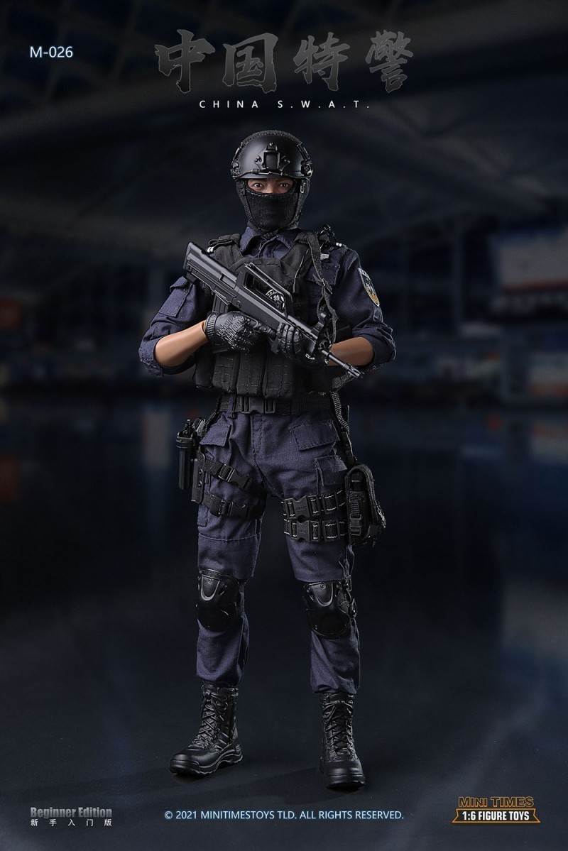 1/6 Chinese SWAT movable doll