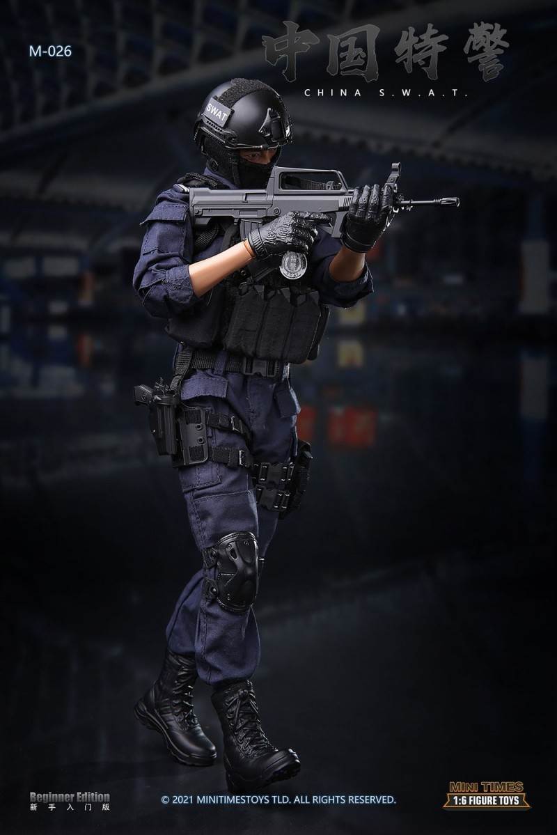 1/6 Chinese SWAT movable doll