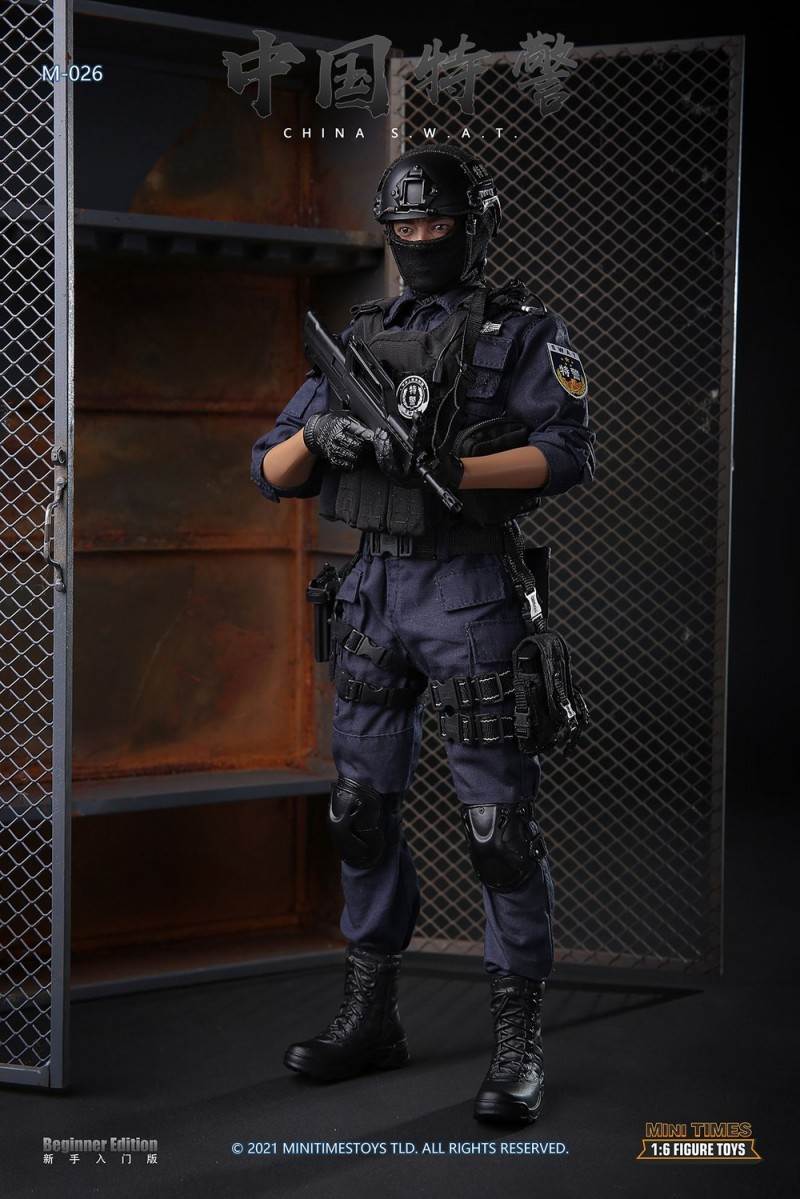 1/6 Chinese SWAT movable doll