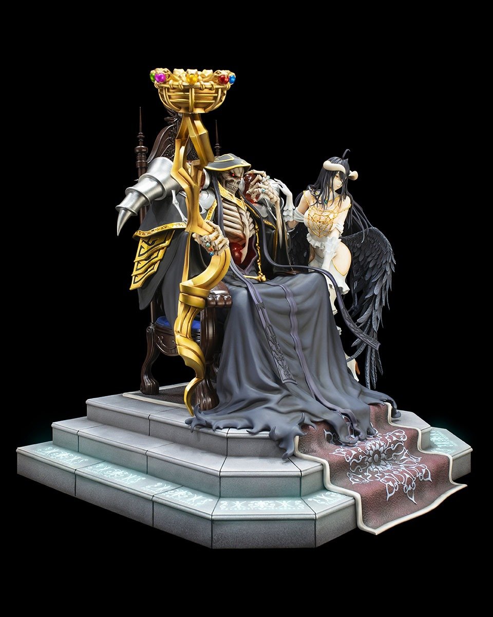 Overlord - Ainz Ooal Gown & Albedo 1/4