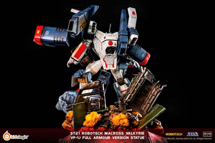 ST21 Robotech Macross Valkyrie VF-1J Full Armour Version Statue