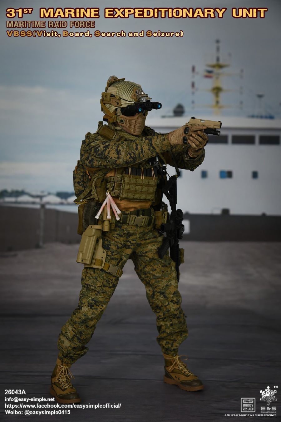 Marine Corps 31st Maritime Assault Team VBSS 1/6