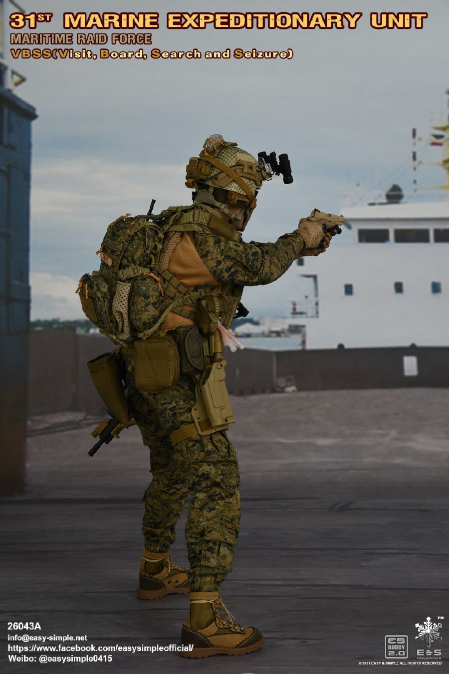 Marine Corps 31st Maritime Assault Team VBSS 1/6