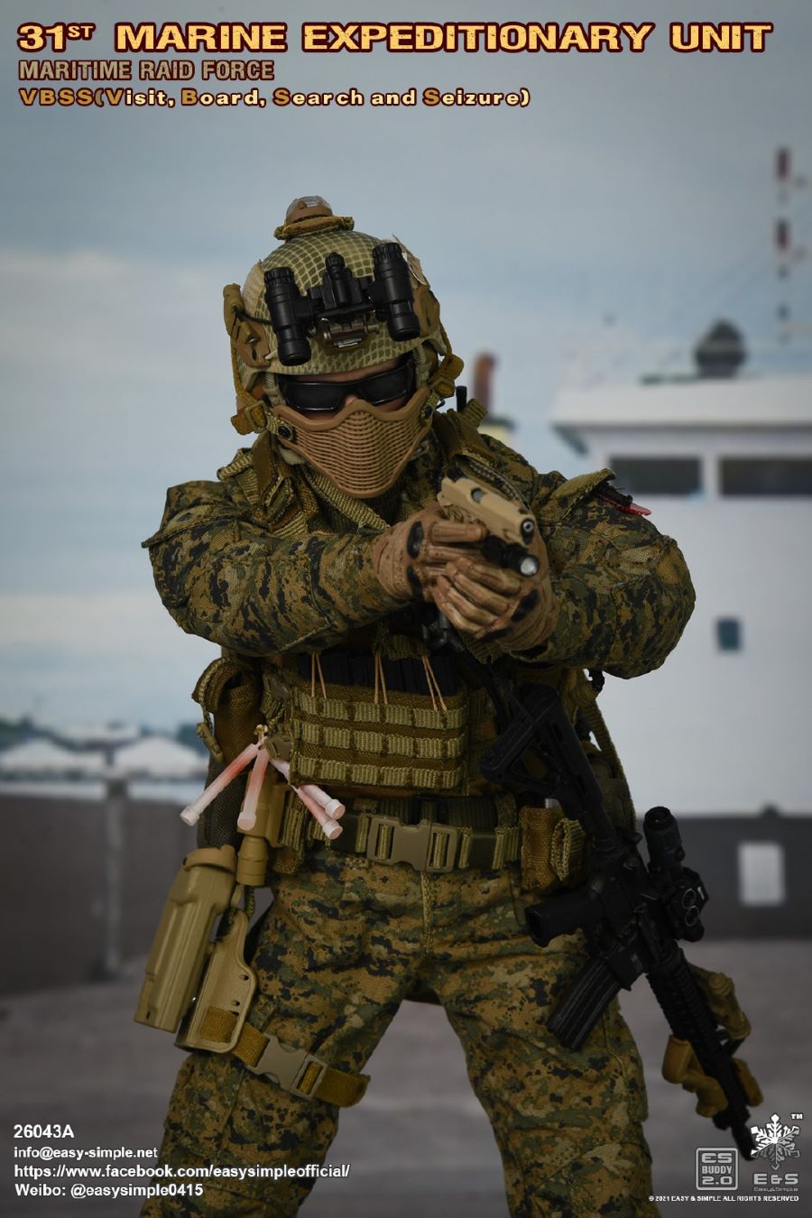 Marine Corps 31st Maritime Assault Team VBSS 1/6
