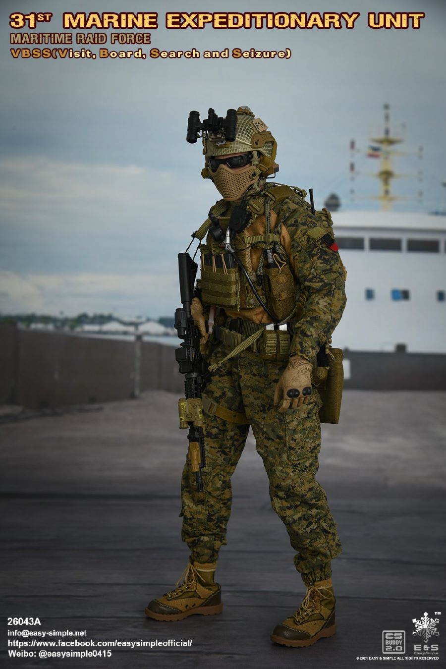 Marine Corps 31st Maritime Assault Team VBSS 1/6
