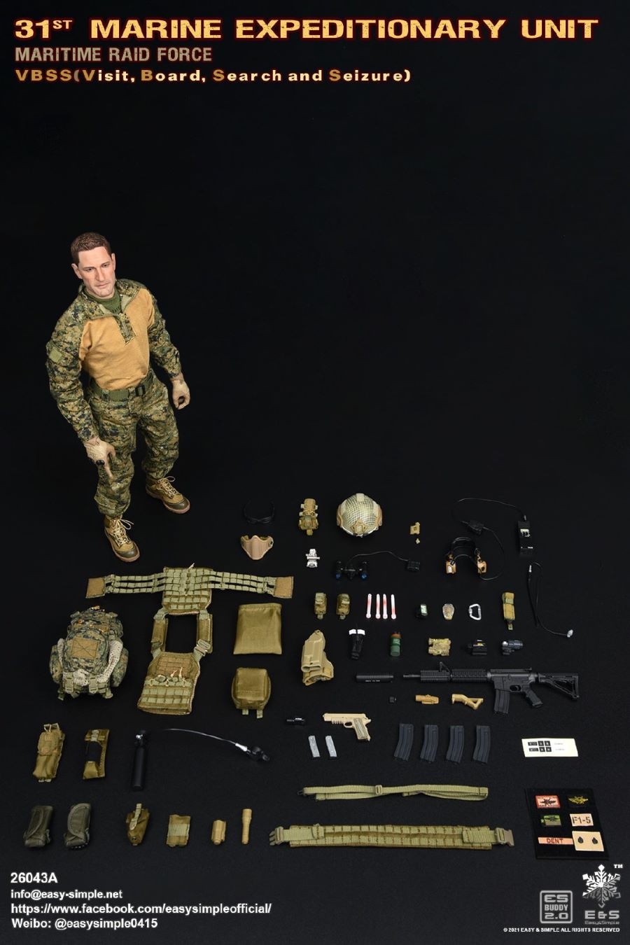 Marine Corps 31st Maritime Assault Team VBSS 1/6