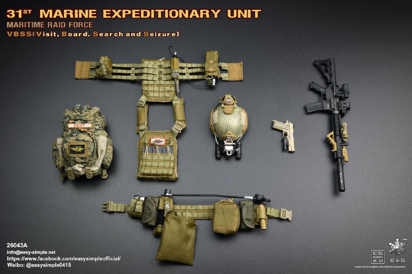 Marine Corps 31st Maritime Assault Team VBSS 1/6