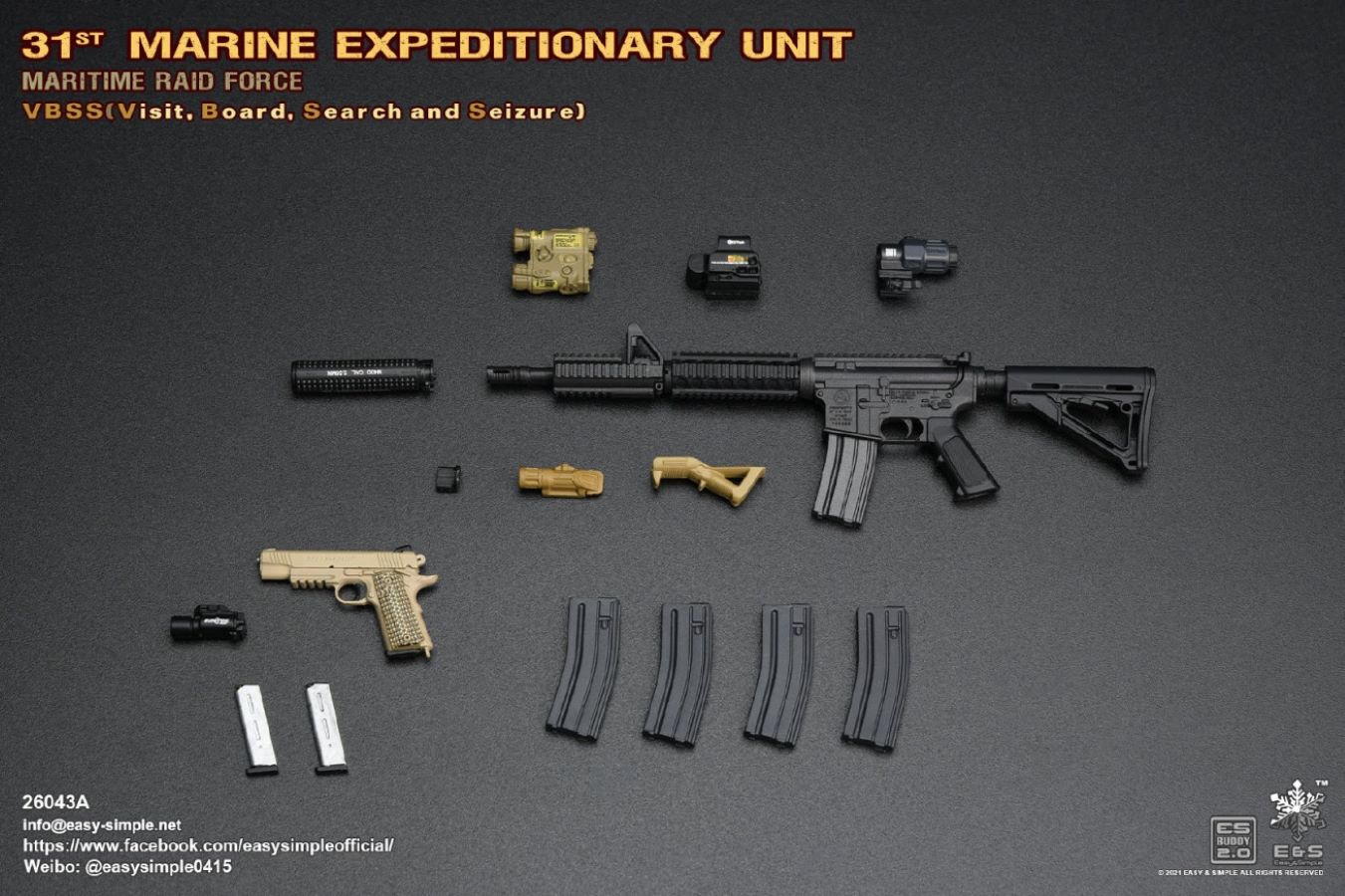 Marine Corps 31st Maritime Assault Team VBSS 1/6