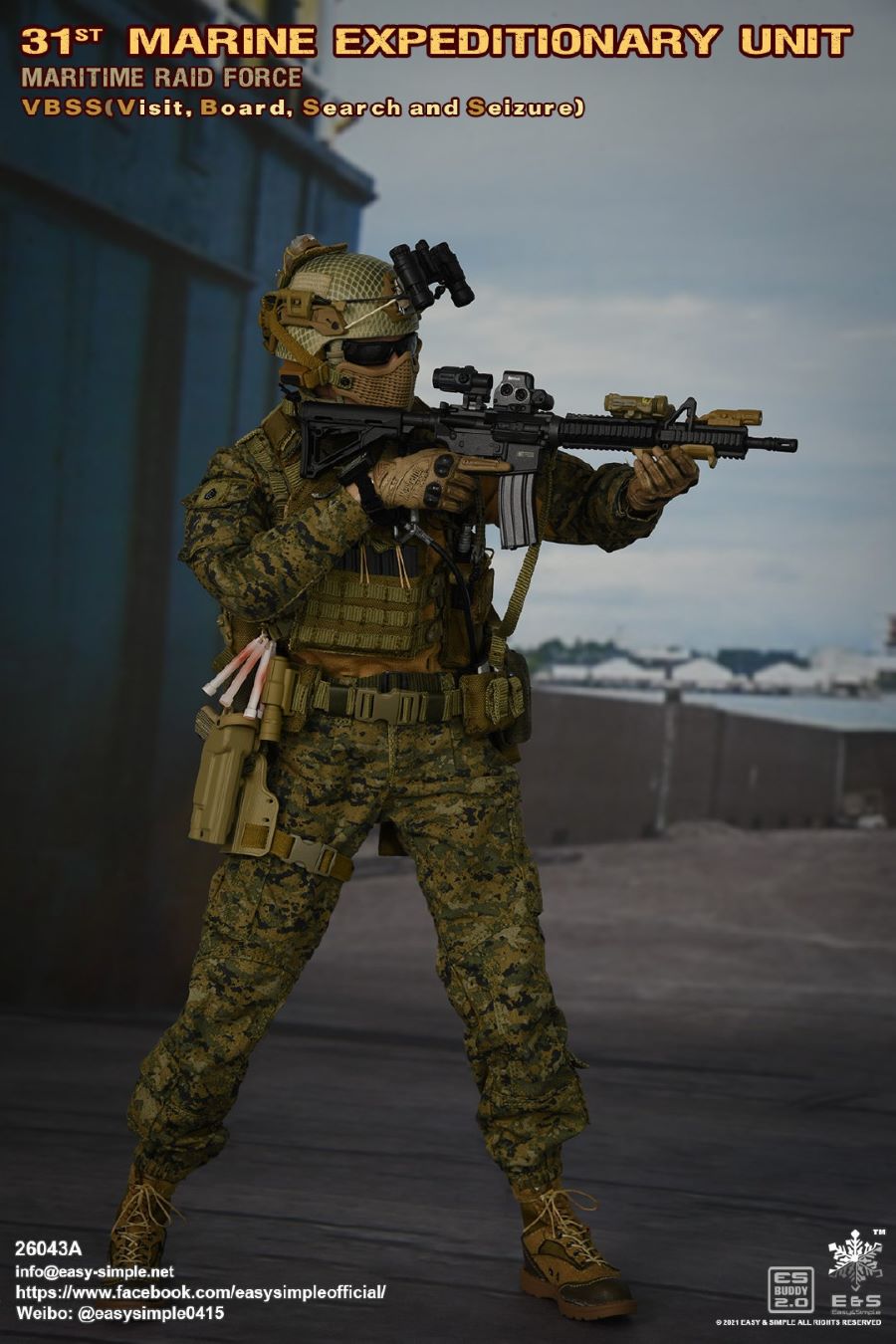 Marine Corps 31st Maritime Assault Team VBSS 1/6