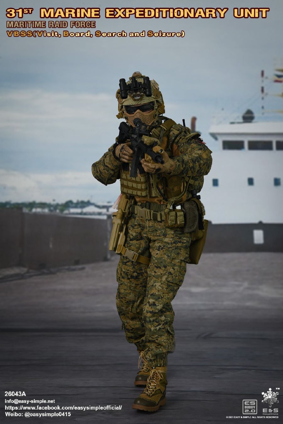 Marine Corps 31st Maritime Assault Team VBSS 1/6