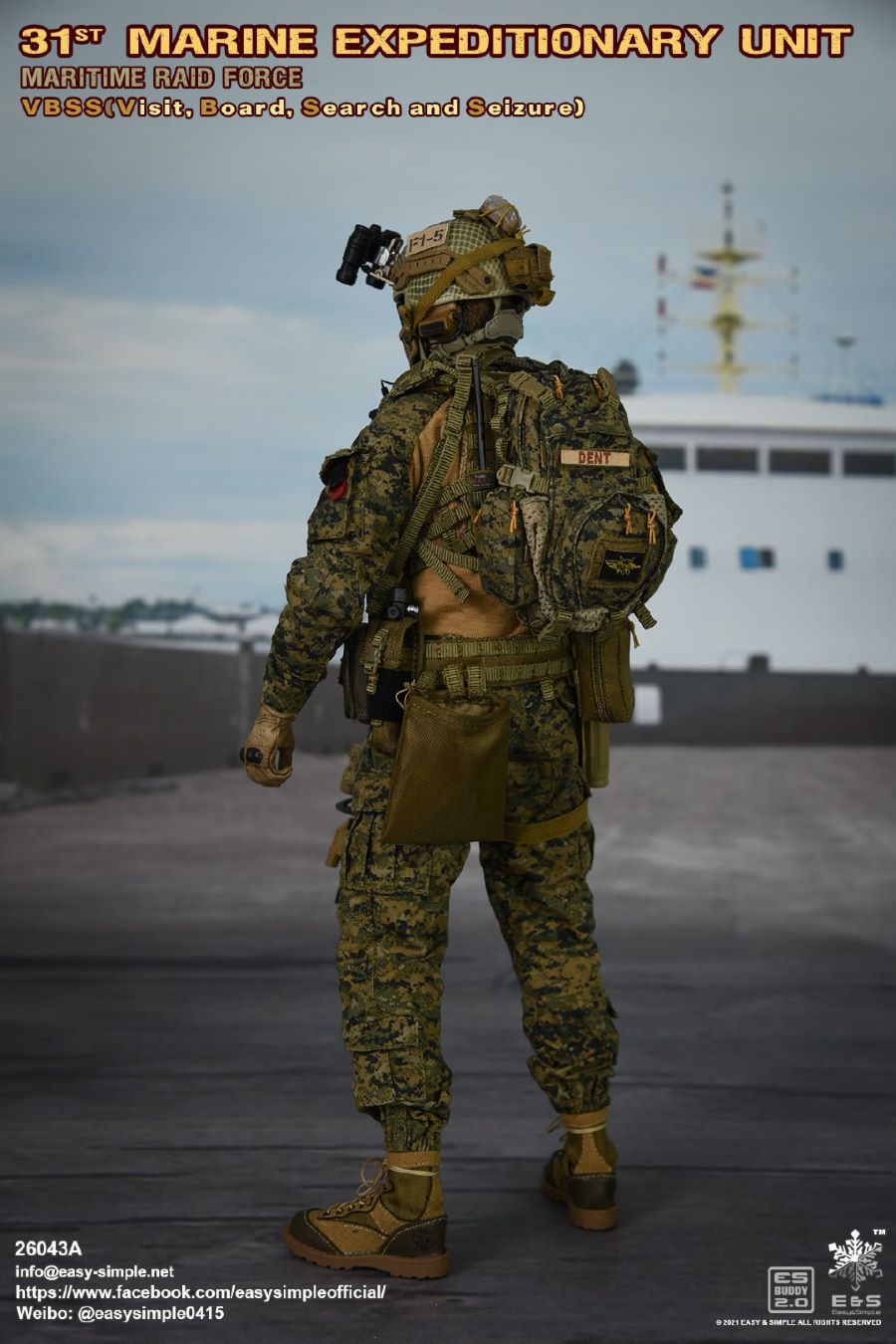 Marine Corps 31st Maritime Assault Team VBSS 1/6