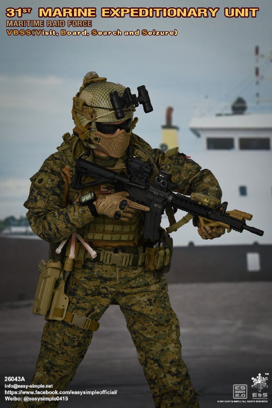 Marine Corps 31st Maritime Assault Team VBSS 1/6