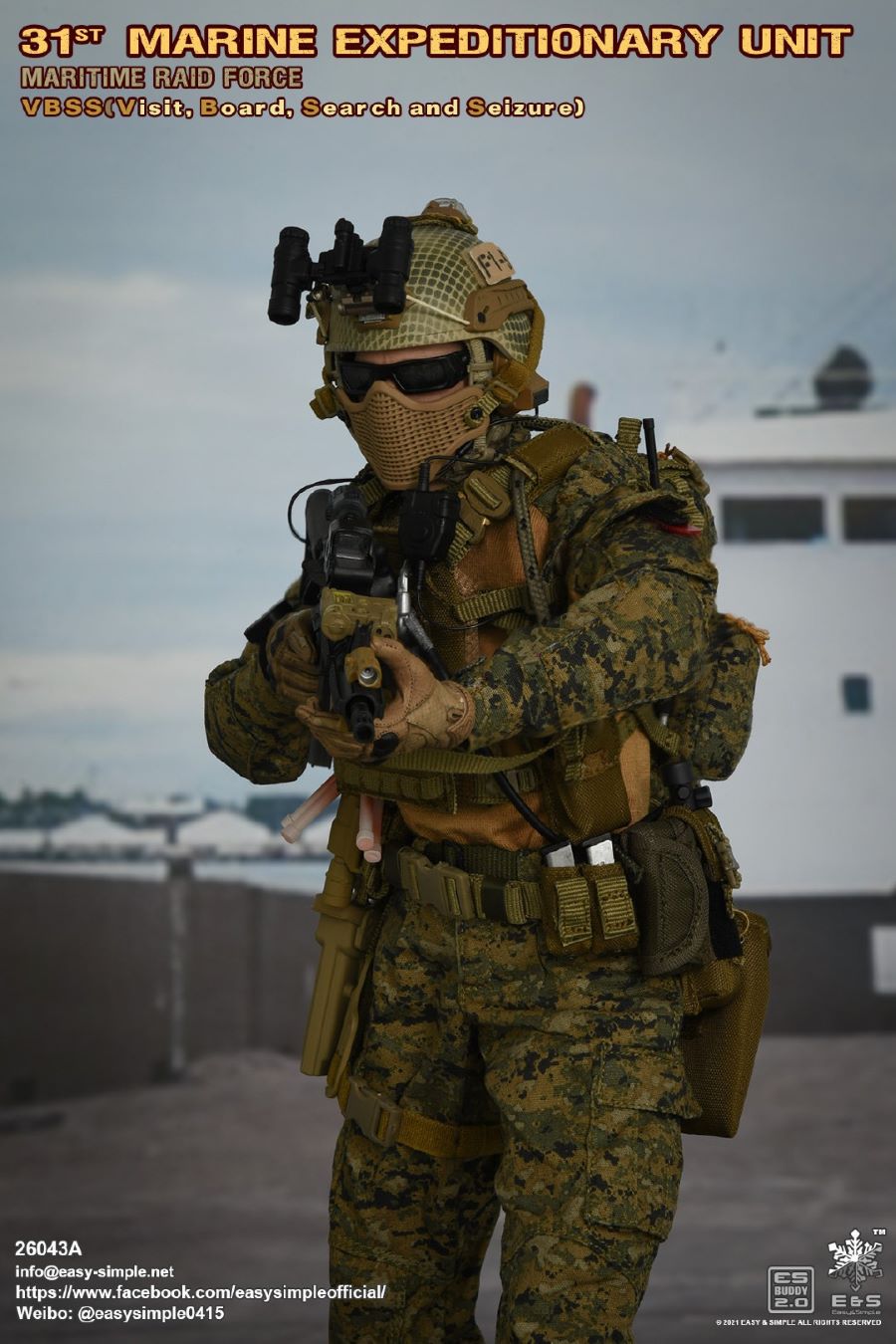 Marine Corps 31st Maritime Assault Team VBSS 1/6
