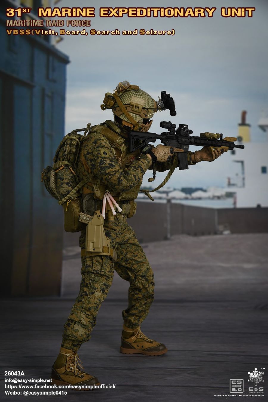 Marine Corps 31st Maritime Assault Team VBSS 1/6