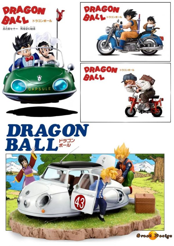 Dragon Ball Locomotive Series 4th Goku Gohan Kiki Outing