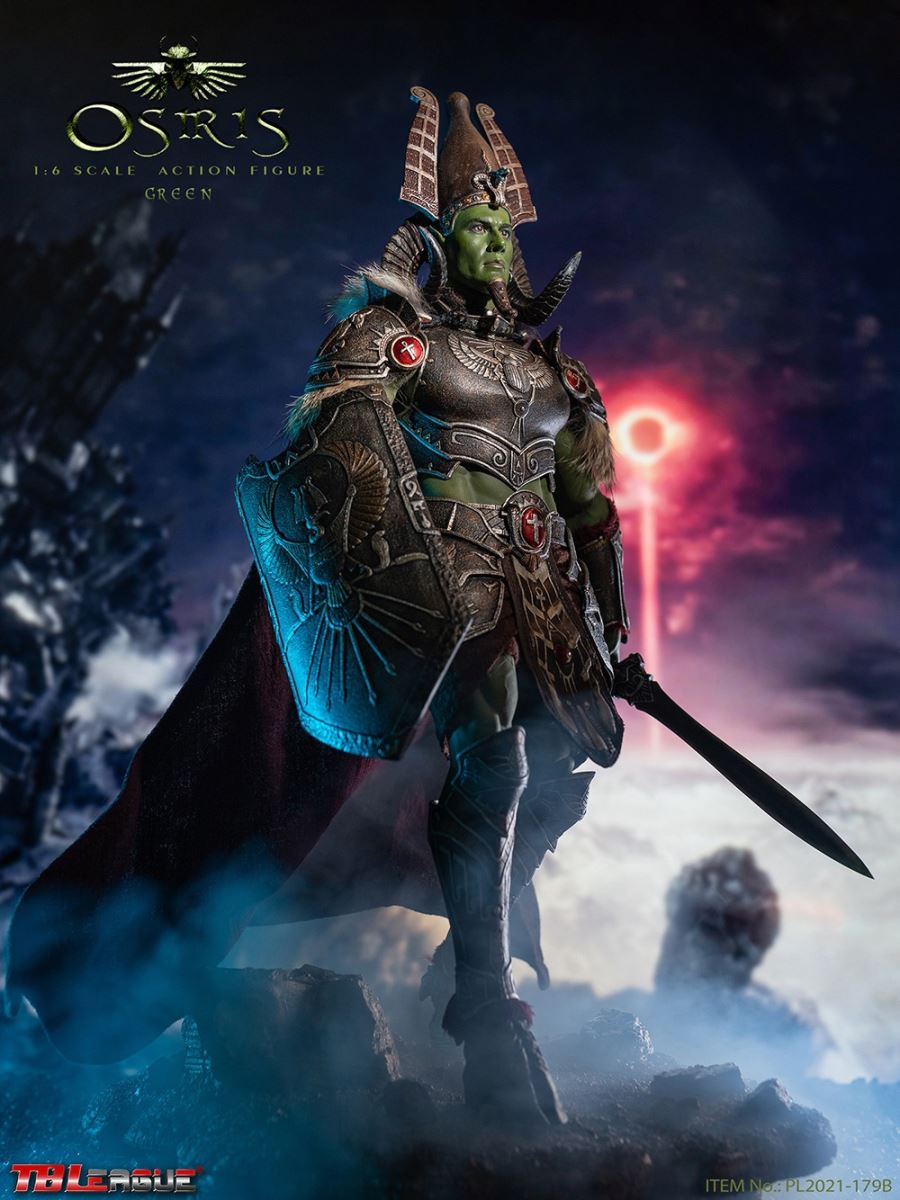 Egyptian God Series - Osiris [Black/Green/Silver] 1/6
