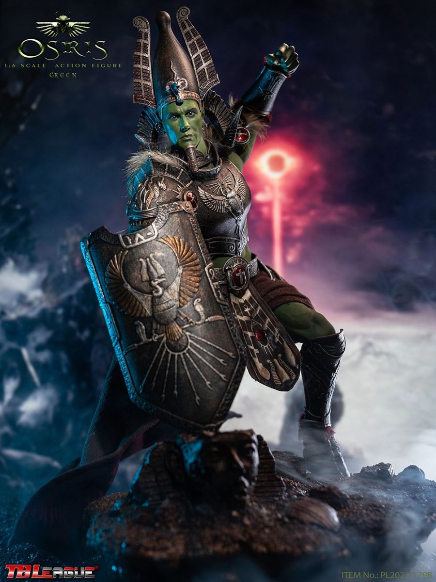 Egyptian God Series - Osiris [Black/Green/Silver] 1/6