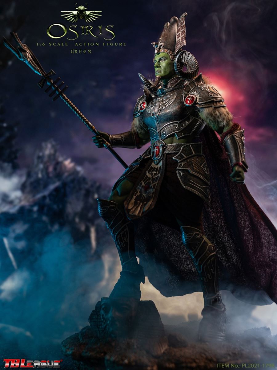 Egyptian God Series - Osiris [Black/Green/Silver] 1/6