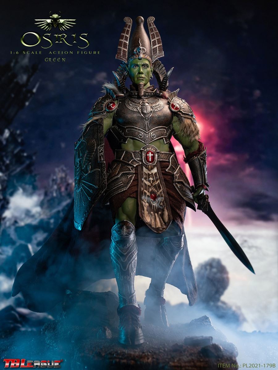 Egyptian God Series - Osiris [Black/Green/Silver] 1/6