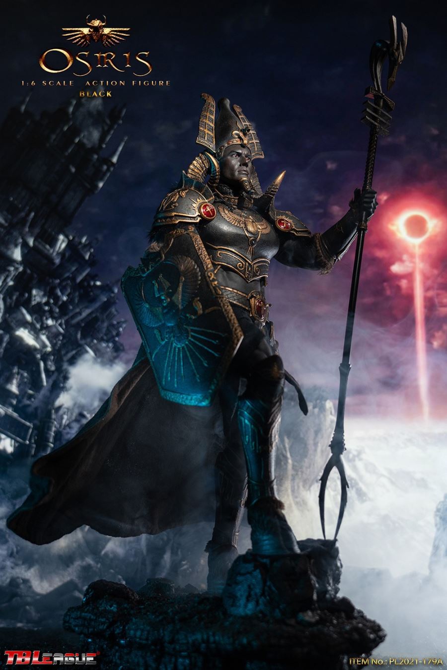 Egyptian God Series - Osiris [Black/Green/Silver] 1/6