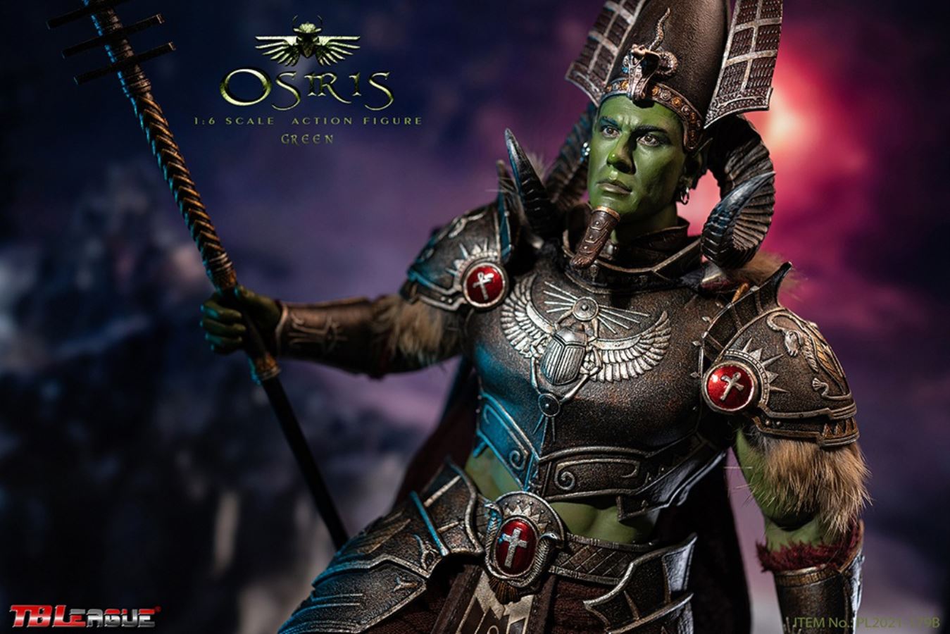 Egyptian God Series - Osiris [Black/Green/Silver] 1/6