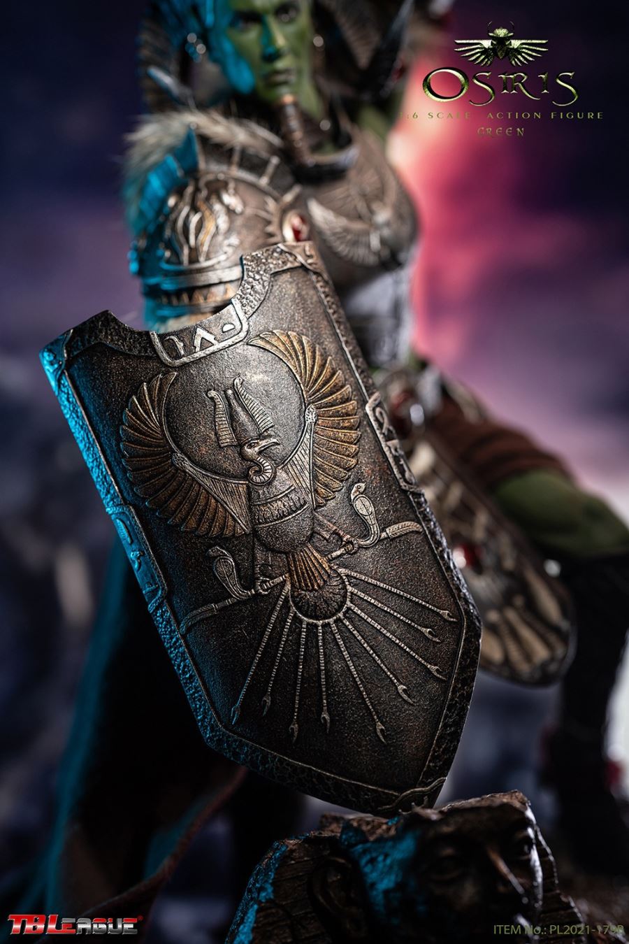 Egyptian God Series - Osiris [Black/Green/Silver] 1/6